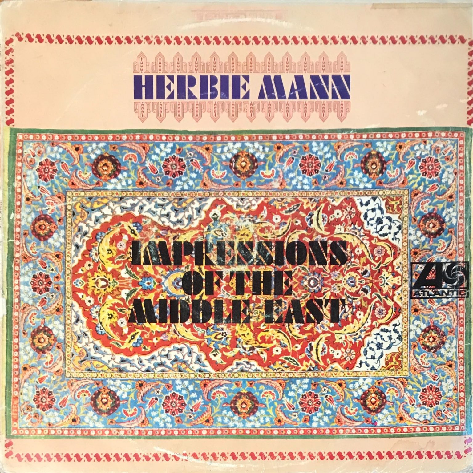 Herbie Mann Impressions Of The Middle East Lp Plak Yerli Bask