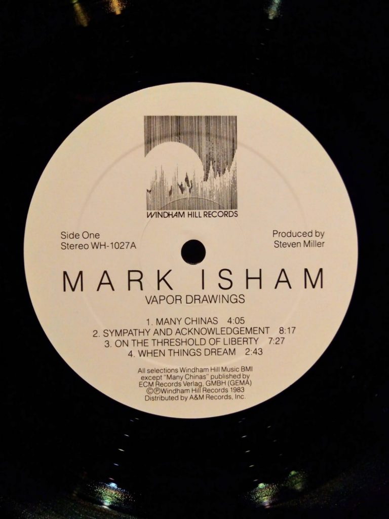 Mark Isham Vapor Drawings LP Plak Deform Müzik