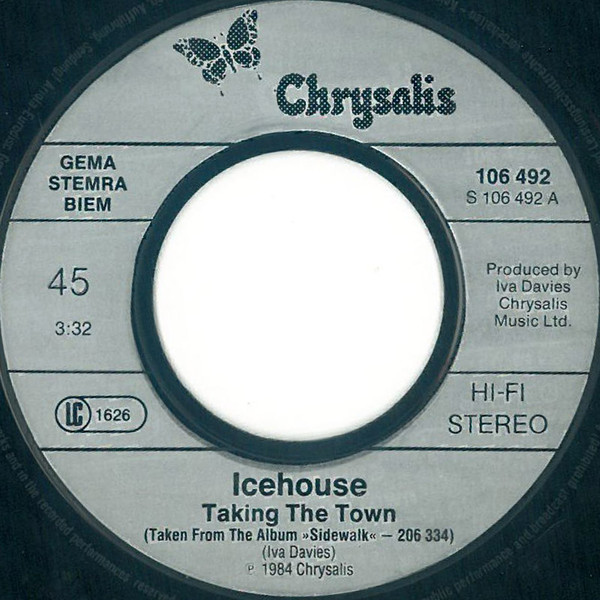 Icehouse Taking The Town 45lik Plak Deform Müzik 1543