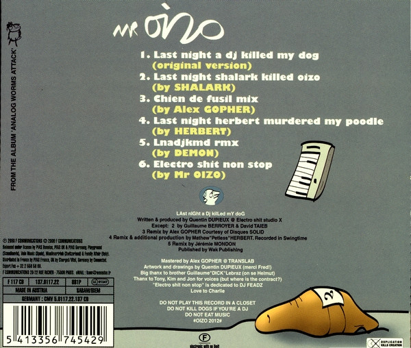 Mr. Oizo - Last Night A DJ Killed My Dog - 洋楽